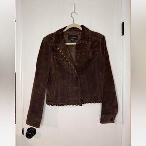 Willi Smith Dark Brown suede Jacket